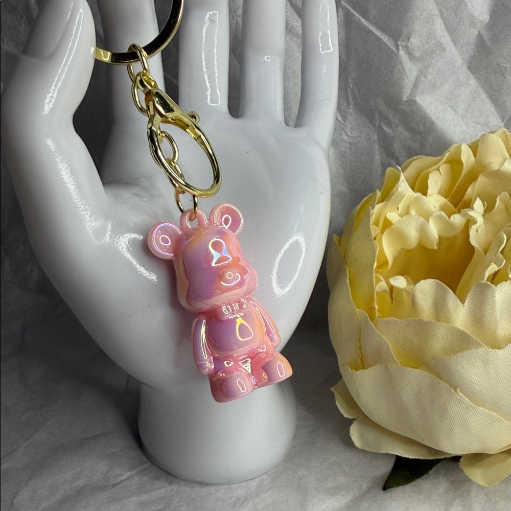 Pink Bear Key Holder